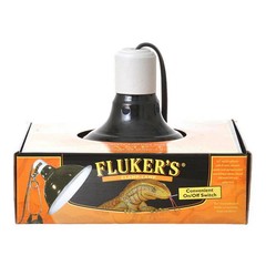 Clamp Lamp with Switch 150 Watt (8.5″ Diameter) By Flukers