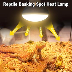 100W Reptile Heat Lamp Bulb Full Spectrum UVA UVB Sun Light for Reptile