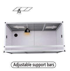 Reptile Terrarium Large Enclosure 120 Gallon 48″ x 24″ x 24″ Low Habitat Lock