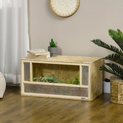 Wooden Reptile Terrarium for Chameleon Lizard Snake Frog Turtle