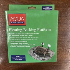 NEW SET OF 2 Aqua Culture Small Floating Basking Platform for Turtles 10-12”Wide