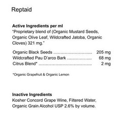 Amber Naturalz Organic Reptaid Reptile Immune System Health Support