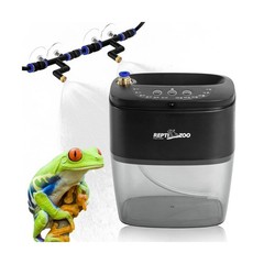 REPTI ZOO 800ml Portable Mister Fogger for Reptile Tank Enclosure – Terrarium…