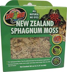 Zoo Med New Zealand Sphagnum Moss All Natural No Dyes 80 Cubic Inches – 3 Pack