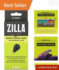Incandescent Bulb with Rare Earth Coating – Perfect for Nocturnal Reptiles
