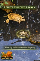 Floating Turtle Pellets for Aquatic Turtles, 4 oz