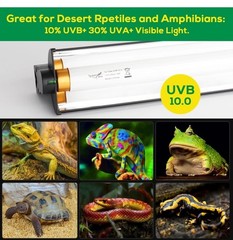 NIB Reptile Lighting Combo Kit T5 Fluorescent Lamp HZ018-24W10.0 22” 6000K 24W