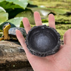 Reptile Bowl Wear-resistant Water Dish Decorative Water Bowl Reptile Accessory