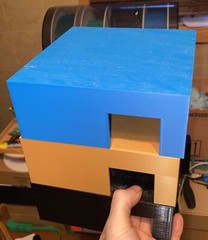Reptile Snake Hide Box Strong PETG – Colubrid Ball Python BLUE