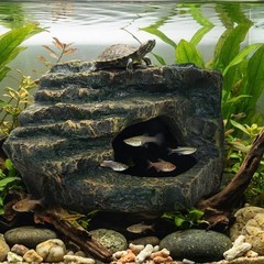 Reptile Tank Accessories, Turtle Tank Decor, Aquarium Caves, Perfect Gecko Hi…