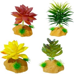Fish Tanks Grass Landscaped Decoration Terrarium Habitat Decors for Succulents