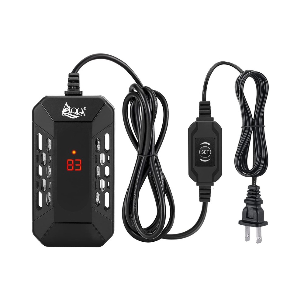 AQQA Aquarium Submersible Heater for Fish Tank,LED Temperature Display and Bu…