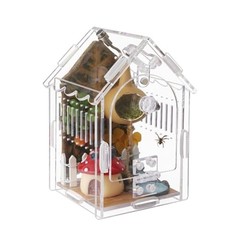 Acrylic Jumping Spider Enclosure | Magnetic Latch | 1200ml Capacity
