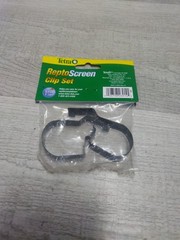 NEW Tetra Reptoscreen Clip Set -Holds Screen Cover Securely to Aquarium Frame