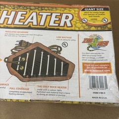Zoo Med ReptiCare Rock Heater Giant – 16″ Long x 7″ Wide (40-100 Gallons) RH-3