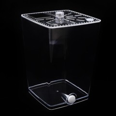 Transparent Desktop Reptile Box Acrylic Reptile Breeding Box with LED Light