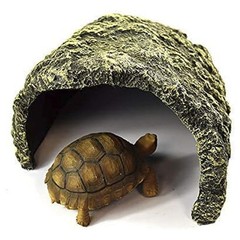 Resin Reptile Hideout: Extra Large Simulation Rock Cave for Ball Pythons, Liz…