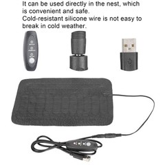 USB Reptile AntiScratch Heating Pad Waterproof Heat Mat For Reptiles Tortoise