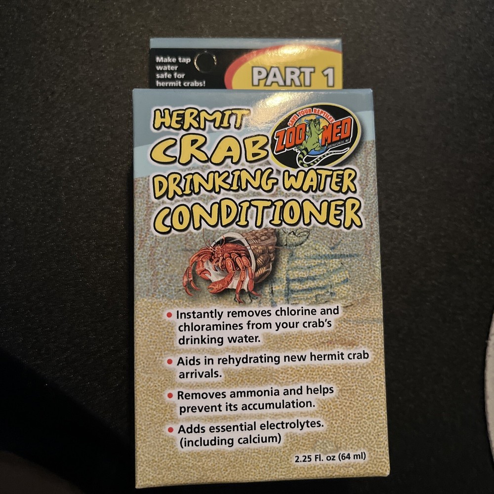 HERMIT CRAB DRINK WATER CONDITIONER PART 1 2.25oz NEW