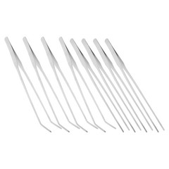 8Pcs Reusable Stainless Steel Feeding Tweezers for Aquarium and Terrarium Use