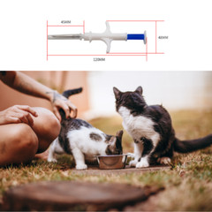 ISO Compliant 1.25*7mm Microchip Implant Kit with RFID Glass Injector x100