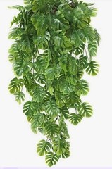 3 pack Reptile Terrarium Decorations, Artificial Hanging Plant with Suction Cups