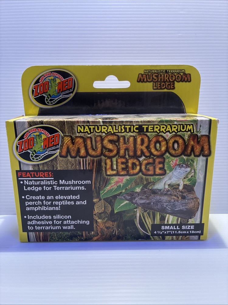 Zoo Med Naturalistic Terrarium; Mushroom Ledge (4.5”x7”) New/ Open Box