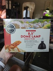 New Thrive 8.5″ Dome Lamp 6ft Cord On/Off Switch for 150 Watt bulb