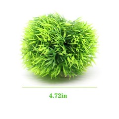Besimple 4 Pack Aquarium Plastic Plants Grass Ball, Artificial Marimo Balls G…