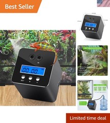 Ease Your Pet Care with our LCD Reptile Humidifier & Adjustable Misting System
