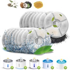 Cat Water Fountain Filters, Cat Fountain Filter Replacement Cartridges for 81…