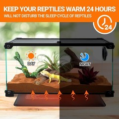 Durable 8″ x 12″ Reptile Heating Pad with Waterproof Design – Ideal for Reptiles