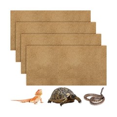 Haull 4 Pcs Reptile Carpet Pet Terrarium Floor Liners Bedding S… USA Fast Ship
