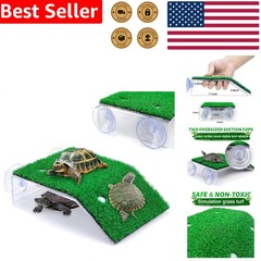 Reptile Resting Platform Frog Turtle Tortoise Climb Ramp Aquarium Habitat Deck