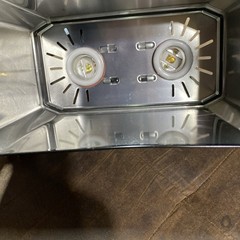 Dual Reptile Light Fixture,Reptile Heat Lamp Fixture NEW OPEN BOX READ DESCRIP