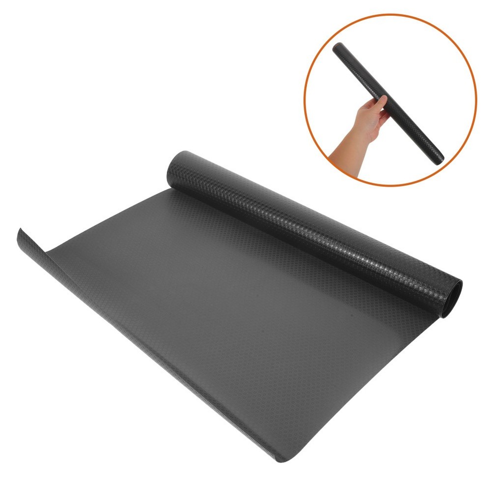 3Pcs Reptile Carpet Mat for Terrarium Reusable Eva Soft Black Flooring