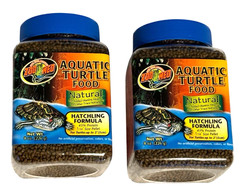 2x 8 oz Natural Aquatic Turtle Food – Hatchling Formula for Turtles up to 2″