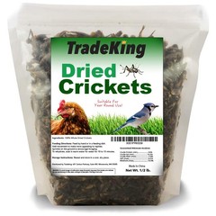 Natural Dried Crickets, Food for Bearded Dragons, Wild Birds, Chicken, Fish, …