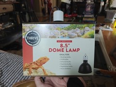 New Thrive 8.5″ Dome Lamp 6ft Cord On/Off Switch for 150 Watt bulb