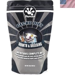 Gecko Diet: Growth & Breeding Formula – 16 oz Powder & Insect Flavor