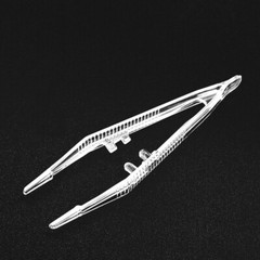 10pcs Reptile Feeding Non Slip Tweezers Clamp Pliers Plastic Feeder Clip Pet