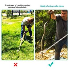 47 Inch Heavy Duty Snake Tongs Professional Reptile Grabber Catcher Tool