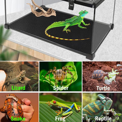 Reptile Substrate Liner Terrarium Carpet Flooring Mat Bedding 17.7×39.4 inch