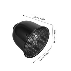 2Set Livestock Heating Lamp Guard Aluminum Durable Mesh for Reptile Poultry Use