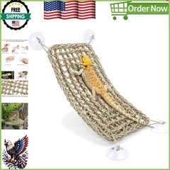 Adjustable Bearded Dragon Hammock 16” x 8” – Perfect for Climbing Reptiles