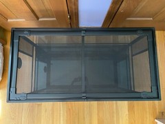 50 Gallon Glass Reptile Terrarium with Front Opening Doors