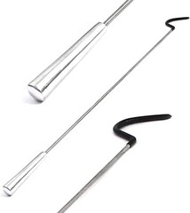 Lot Of 3 Pieces Snake Hooks All Metal Handle – 30″