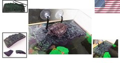 Aquarium Basking Dock for Turtles – Durable Floating Platform with Suction Cups