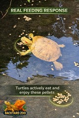 Floating Turtle Pellets for Aquatic Turtles, 4 oz