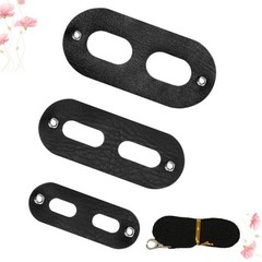 3Pcs Reptile Lizard Harness Durable Black Pet Leashes for Small Pets